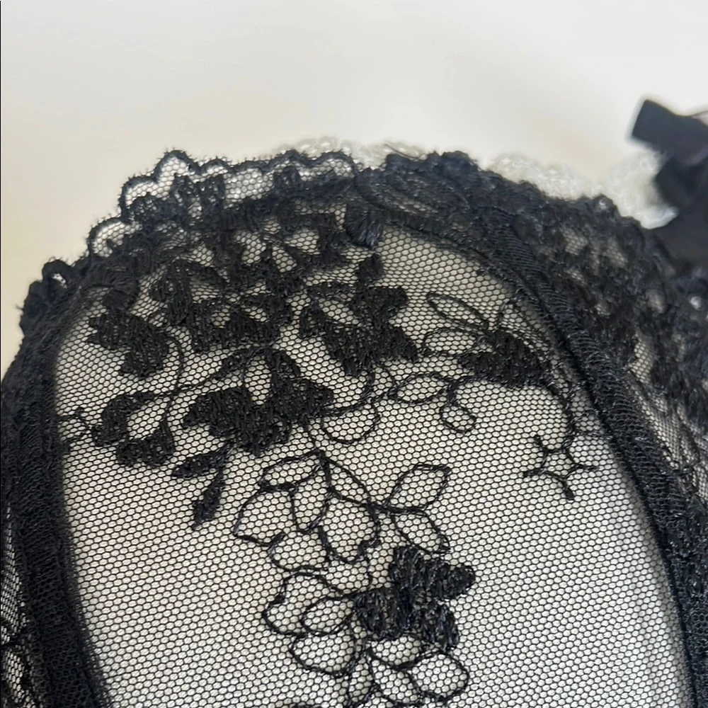 Perfect Black Lace Bra With Wires and Push Up